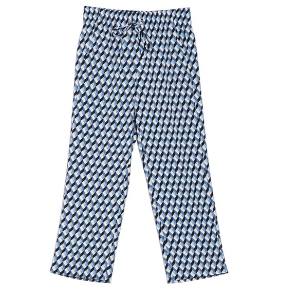 Diane Von Furstenberg Pants - NWT Diane Von Furstenberg Lulu Geometric Pants L